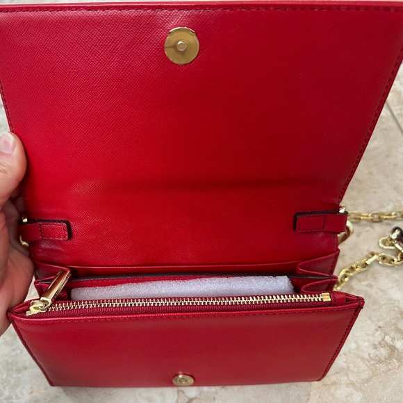 Red chain crossbody bag - Picture 2 of 5